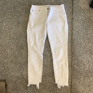 Article of Society white ripped jeans